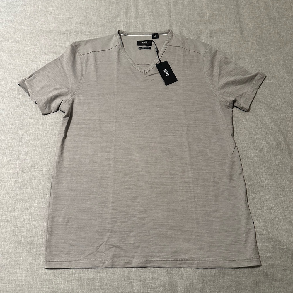 Brand New Hugo Boss Mens V-Neck Shirt